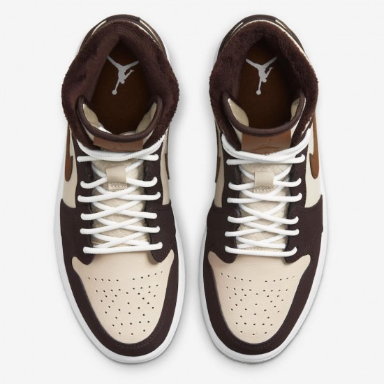Air Jordan 1 Mid Brown Fleece 2022 DO6699-200 Air Jordan 1 Mid Brown Fleece 2022 DO6699-200