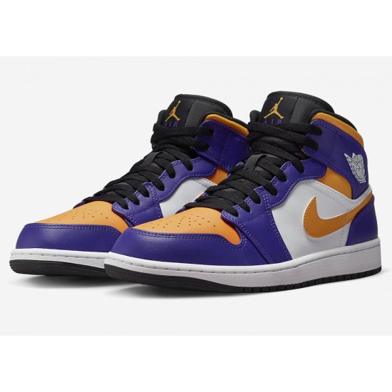 AIR JORDAN 1 MID 'LAKERS' 2022 DQ8426-517 AIR JORDAN 1 MID 'LAKERS' 2022 DQ8426-517