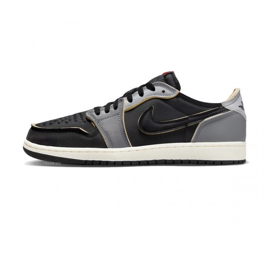 AIR JORDAN 1 RETRO LOW OG EX 'DARK SMOKE GREY' 2022 DV0982-006 AIR JORDAN 1 RETRO LOW OG EX 'DARK SMOKE GREY' 2022 DV0982-006
