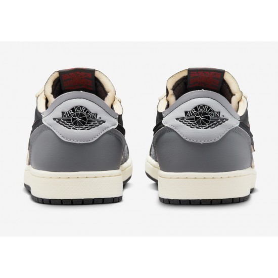 AIR JORDAN 1 RETRO LOW OG EX 'DARK SMOKE GREY' 2022 DV0982-006 AIR JORDAN 1 RETRO LOW OG EX 'DARK SMOKE GREY' 2022 DV0982-006