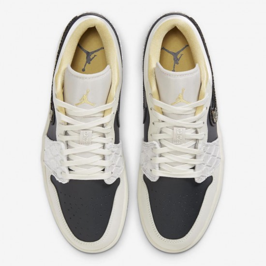 AIR JORDAN 1 LOW SE 'BEADED SWOOSH' 2022 DV1762-001 AIR JORDAN 1 LOW SE 'BEADED SWOOSH' 2022 DV1762-001