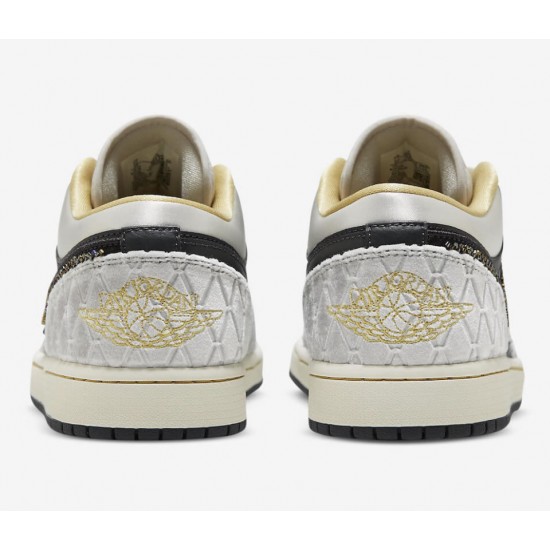 AIR JORDAN 1 LOW SE 'BEADED SWOOSH' 2022 DV1762-001 AIR JORDAN 1 LOW SE 'BEADED SWOOSH' 2022 DV1762-001