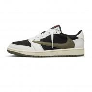 Travis Scott x Air Jordan air 1 Low OG 'Olive' 2023 DZ4137-106