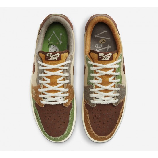 ZION WILLIAMSON X AIR JORDAN 1 RETRO LOW OG 'VOODOO' 2022 DZ7292-200 ZION WILLIAMSON X AIR JORDAN 1 RETRO LOW OG 'VOODOO' 2022 DZ7292-200