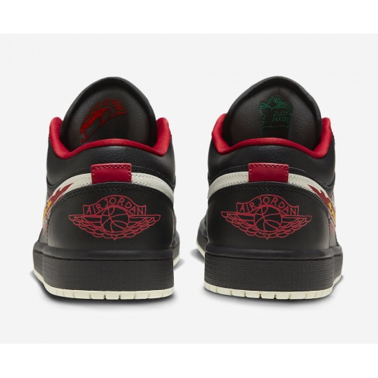 AIR JORDAN 1 LOW 'BORN TO FLY' BLACK 2023 FJ7073-010 AIR JORDAN 1 LOW 'BORN TO FLY' BLACK 2023 FJ7073-010