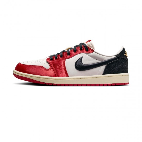 TROPHY ROOM X AIR JORDAN 1 RETRO LOW OG SP 'ROOKIE CARD - AWAY' 2024 FN0432-100 TROPHY ROOM X AIR JORDAN 1 RETRO LOW OG SP 'ROOKIE CARD - AWAY' 2024 FN0432-100
