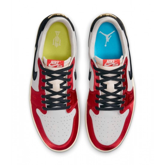 TROPHY ROOM X AIR JORDAN 1 RETRO LOW OG SP 'ROOKIE CARD - AWAY' 2024 FN0432-100 TROPHY ROOM X AIR JORDAN 1 RETRO LOW OG SP 'ROOKIE CARD - AWAY' 2024 FN0432-100