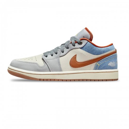 sneakers featuring a burnt orange logo stripe on the side LOW 'PHANTOM DENIM' WMNS 2024 FZ5045-091