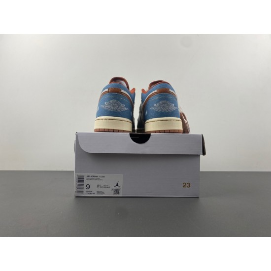 AIR JORDAN 1 LOW 'PHANTOM DENIM' WMNS 2024 FZ5045-091 AIR JORDAN 1 LOW 'PHANTOM DENIM' WMNS 2024 FZ5045-091