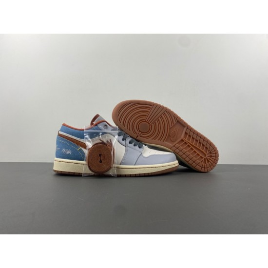 AIR JORDAN 1 LOW 'PHANTOM DENIM' WMNS 2024 FZ5045-091 AIR JORDAN 1 LOW 'PHANTOM DENIM' WMNS 2024 FZ5045-091