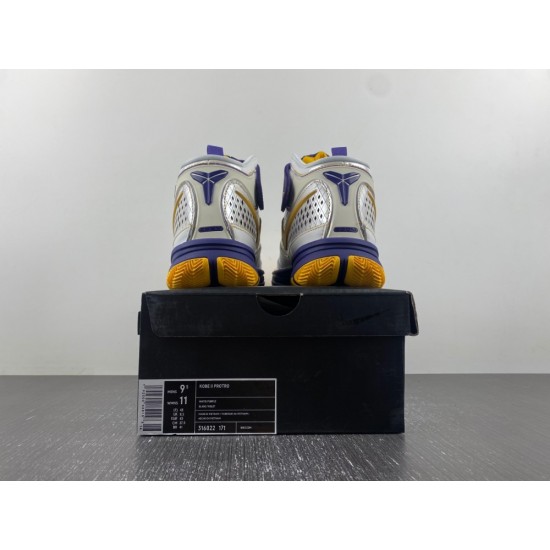 NIKE ZOOM KOBE 2 'LAKERS HOME' 316022-171 NIKE ZOOM KOBE 2 'LAKERS HOME' 316022-171