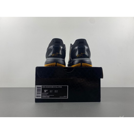 NIKE ZOOM KOBE 6 'BLACK DEL SOL' 2011 429659-002 NIKE ZOOM KOBE 6 'BLACK DEL SOL' 2011 429659-002