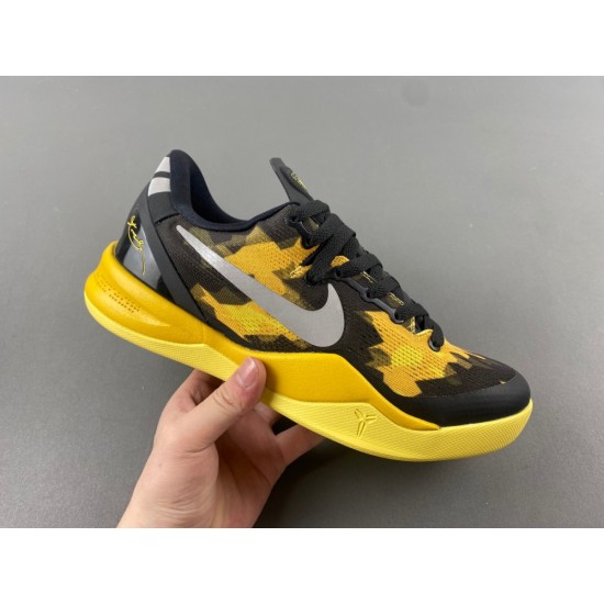 Nike Kobe 8 XDR 'Black Yellow' 555286-077 Nike Kobe 8 XDR 'Black Yellow' 555286-077