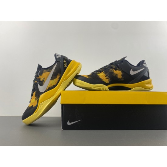 Nike Kobe 8 XDR 'Black Yellow' 555286-077 Nike Kobe 8 XDR 'Black Yellow' 555286-077