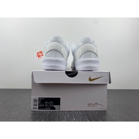 KOBE 8 PROTRO 'TRIPLE WHITE' 2023 FJ9364-100 KOBE 8 PROTRO 'TRIPLE WHITE' 2023 FJ9364-100