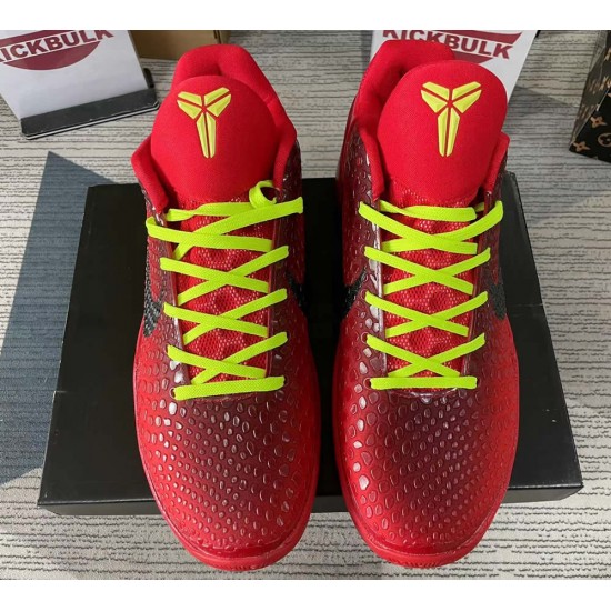 NIKE ZOOM KOBE 6 PROTRO 'REVERSE GRINCH' 2023 FV4921-600 NIKE ZOOM KOBE 6 PROTRO 'REVERSE GRINCH' 2023 FV4921-600