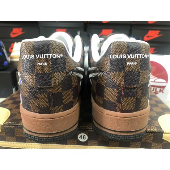 Louis Vuitton x Air Force 1 Trainer Sneaker Low Brown 6A8PYL-001 Louis Vuitton x Air Force 1 Trainer Sneaker Low Brown 6A8PYL-001