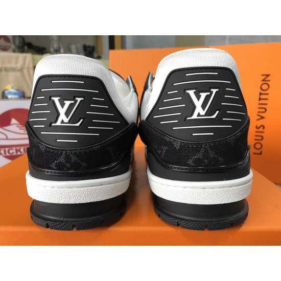 LOUIS VUITTON LV Trainer Hi 'Black White' 1A5QCH - KICKS CREW