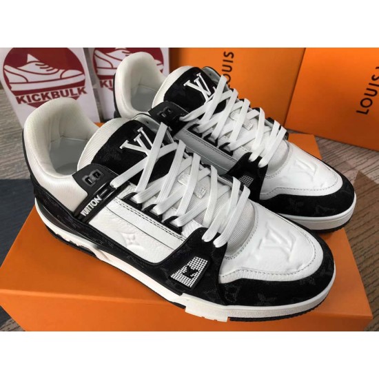 LOUIS VUITTON LV Trainer Black White LOUIS VUITTON LV Trainer Black White