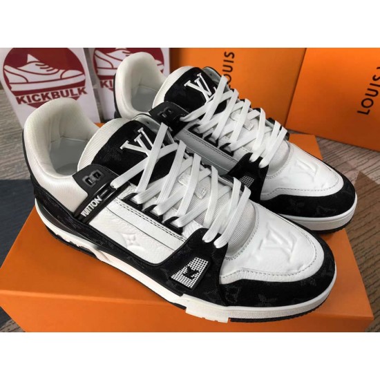 Louis Vuitton LV Trainer White Black White — Kick Game