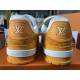 LOUIS VUITTON LV Trainer Yellow White LOUIS VUITTON LV Trainer Yellow White