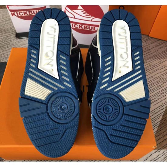 LOUIS VUITTON LV Trainer Dark Blue White LOUIS VUITTON LV Trainer Dark Blue White