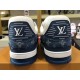 LOUIS VUITTON LV Trainer Sneaker white Blue LOUIS VUITTON LV Trainer Sneaker white Blue