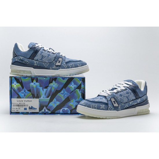 Louis Vuitton Blue denim Trainer Sneaker Louis Vuitton Blue denim Trainer Sneaker