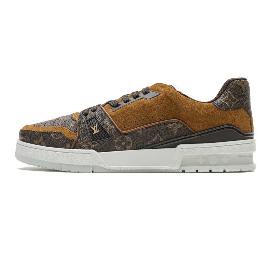 louis vuitton brown trainers