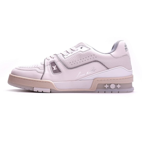 Louis Vuitton Trainer White Litchi Pattern Louis Vuitton Trainer White Litchi Pattern