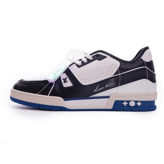 Louis Vuitton Trainer Black Blue GO122011 Louis Vuitton Trainer Black Blue GO122011