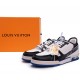 Louis Vuitton Trainer Black Blue GO122011 Louis Vuitton Trainer Black Blue GO122011