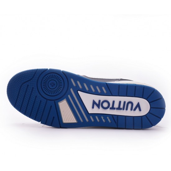 Louis Vuitton Trainer Black Blue GO122011 Louis Vuitton Trainer Black Blue GO122011