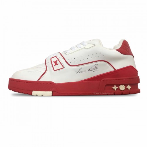 LOUIS VUITTON LV Trainer Red White