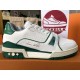 LOUIS VUITTON LV Trainer White Green LOUIS VUITTON LV Trainer White Green