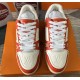 LOUIS VUITTON LV Trainer Red White LOUIS VUITTON LV Trainer Red White