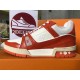 LOUIS VUITTON LV Trainer Red White LOUIS VUITTON LV Trainer Red White