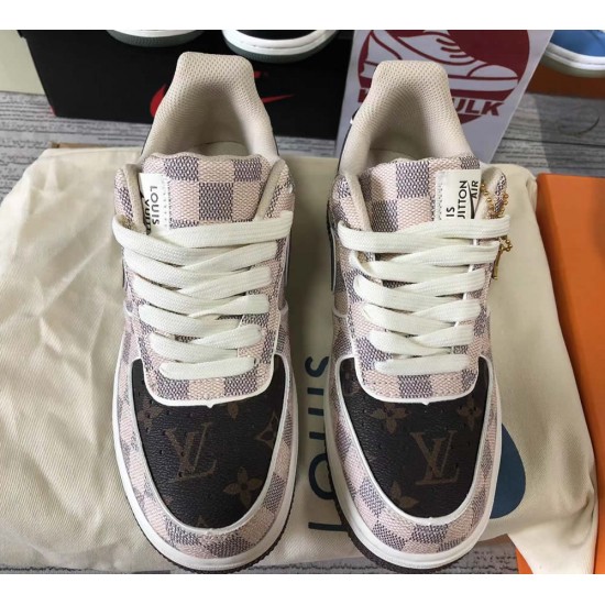 Louis Vuitton x Air Force 1 low Brown Beige LV WMNS LD4631-202 Louis Vuitton x Air Force 1 low Brown Beige LV WMNS LD4631-202