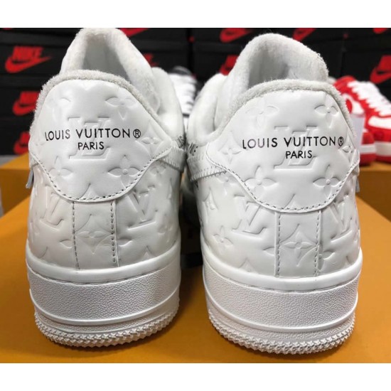 Louis Vuitton x Air Force 1 Trainer Sneaker White LK0221