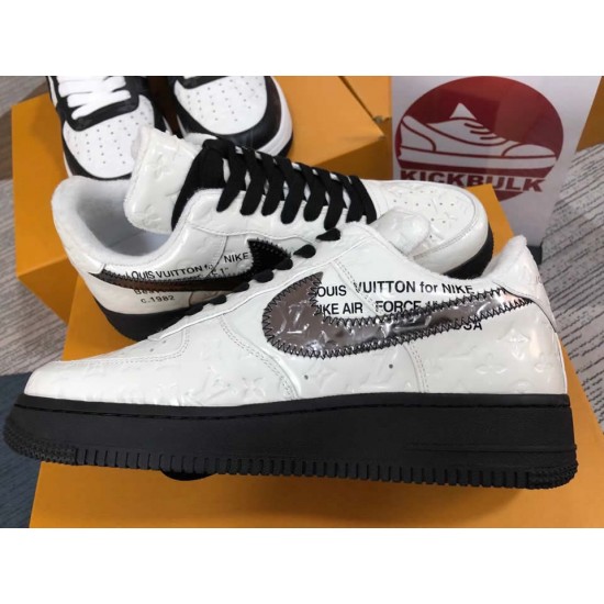 Louis Vuitton x Air Force 1 Trainer Sneaker White LK0225 Louis Vuitton x Air Force 1 Trainer Sneaker White LK0225