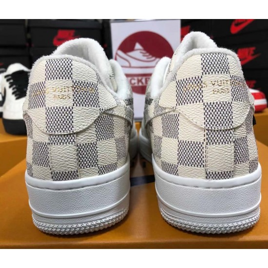 Louis Vuitton x Air Force 1 Trainer Sneaker White LK0229 Louis Vuitton x Air Force 1 Trainer Sneaker White LK0229