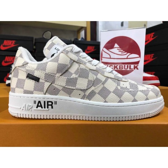 Louis Vuitton x Air Force 1 Trainer Sneaker White LK0229 Louis Vuitton x Air Force 1 Trainer Sneaker White LK0229