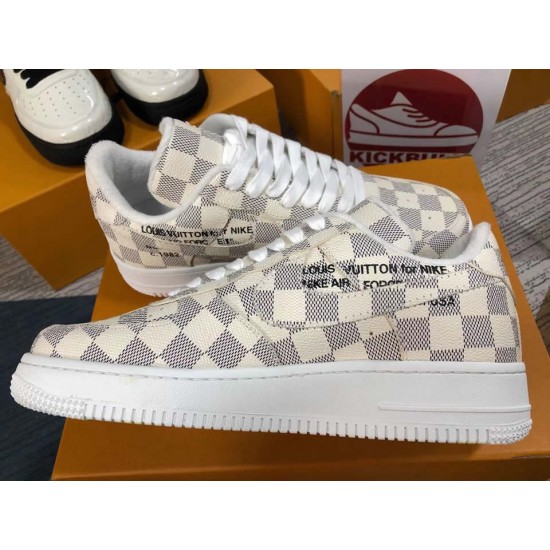 Louis Vuitton x Air Force 1 Trainer Sneaker White LK0229 Louis Vuitton x Air Force 1 Trainer Sneaker White LK0229