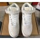 Louis Vuitton x Air Force 1 high white LV Louis Vuitton x Air Force 1 high white LV