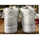 Louis Vuitton x Air Force 1 high white LV