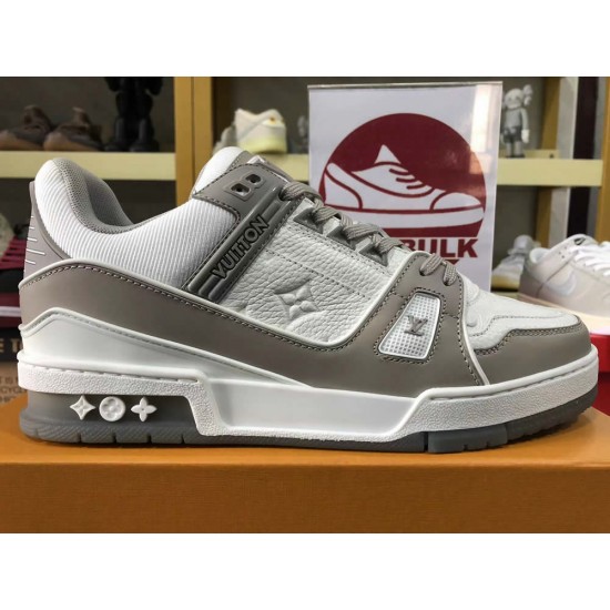 LOUIS VUITTON LV Trainer White Grey LOUIS VUITTON LV Trainer White Grey
