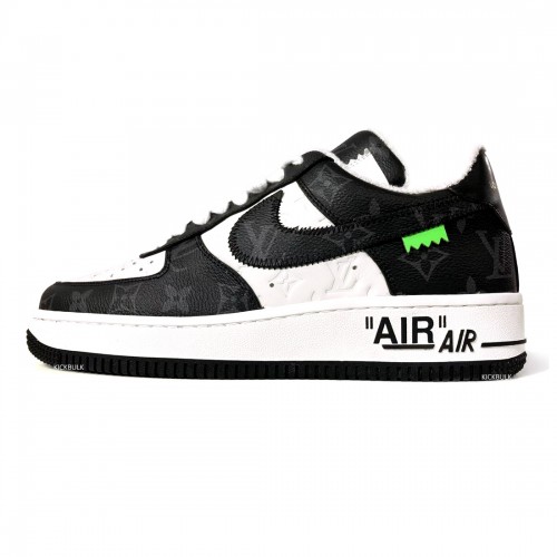 Louis Vuitton x Air Force 1 Trainer Sneaker White Black LK0236