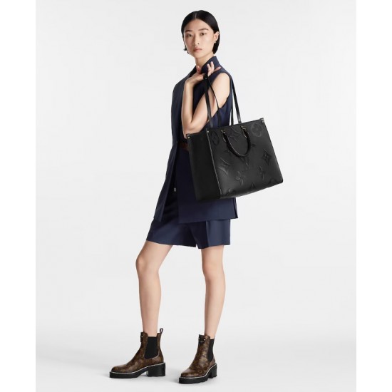 Louis Vuitton Monogram Empreinte Balck Leather Handbag Louis Vuitton Monogram Empreinte Balck Leather Handbag