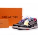 Louis Vuitton Trainer Black Pink Blue MS0211 Louis Vuitton Trainer Black Pink Blue MS0211