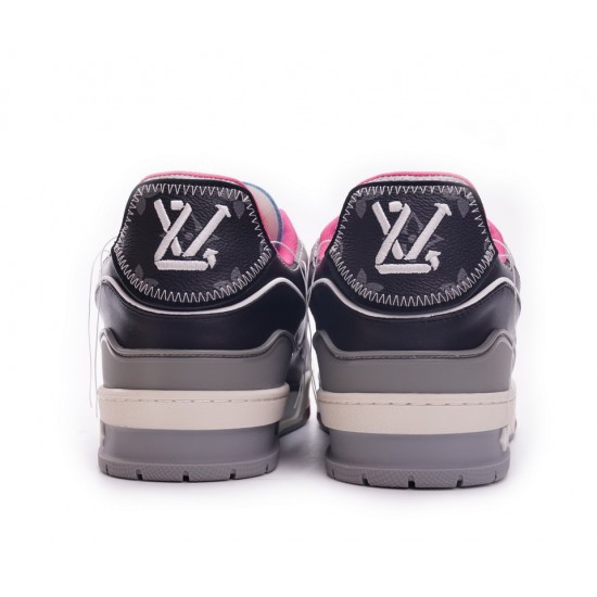 Louis Vuitton Trainer Black Pink Blue MS0211